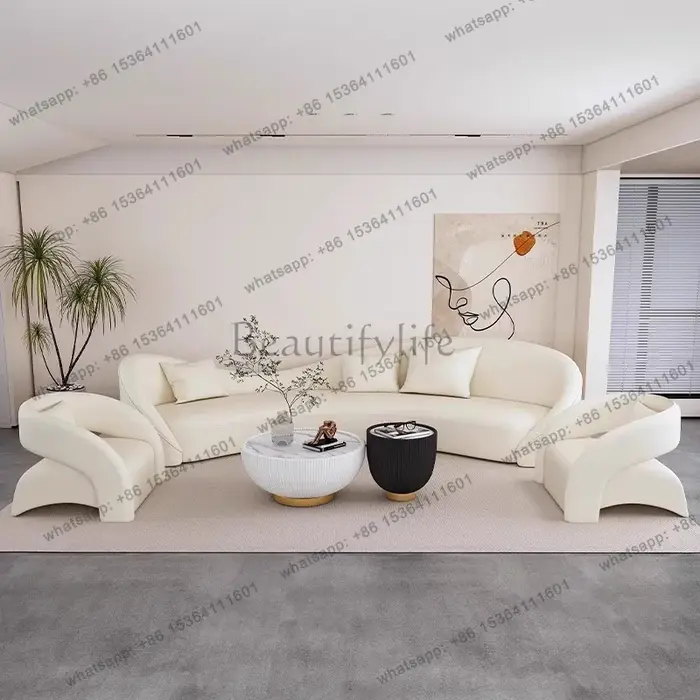 Ensemble de canapés de bureau nordiques simples, table basse moderne pour salon, combinaison pour es