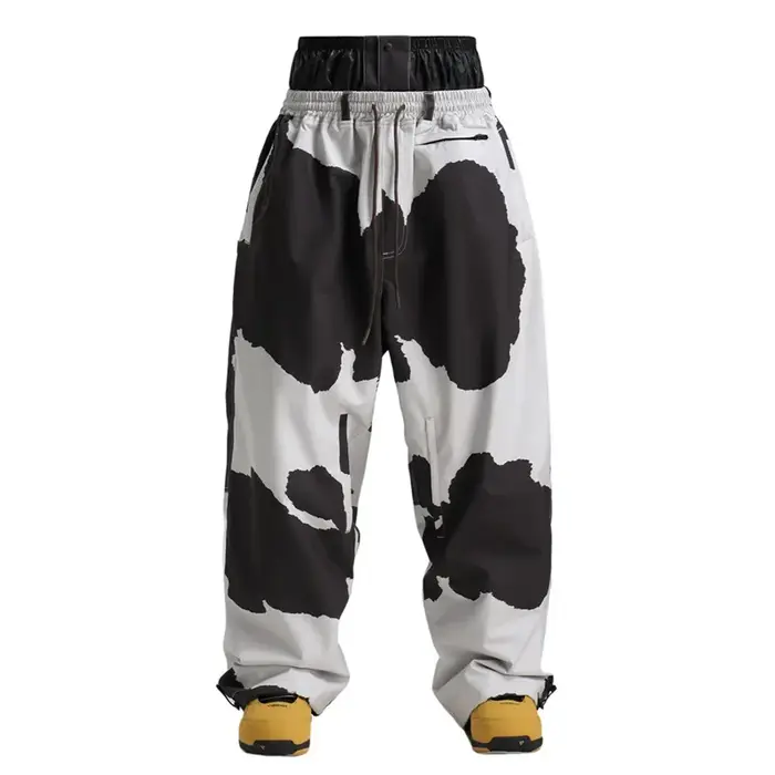 Nouveau pantalon de ski pour homme ample, coupe large, coupe-vent, imperméable, respirant, couleur u