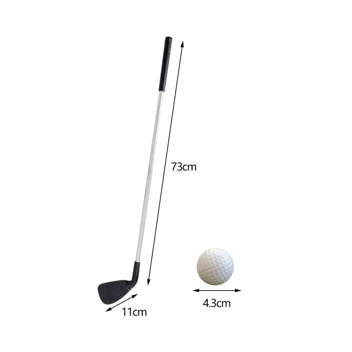 Club de Golf avec 2 balles de Golf, arbre de Golf télescopique Portable, cale de Golf droitier pour 