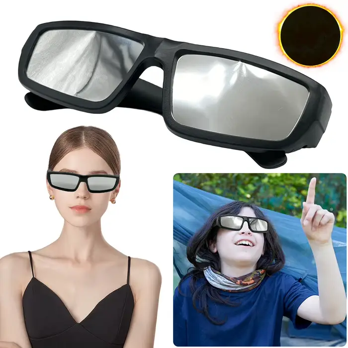 Lunettes éclipse solaire ISO certifiées pack 1-5 - Protection yeux observation soleil chasse