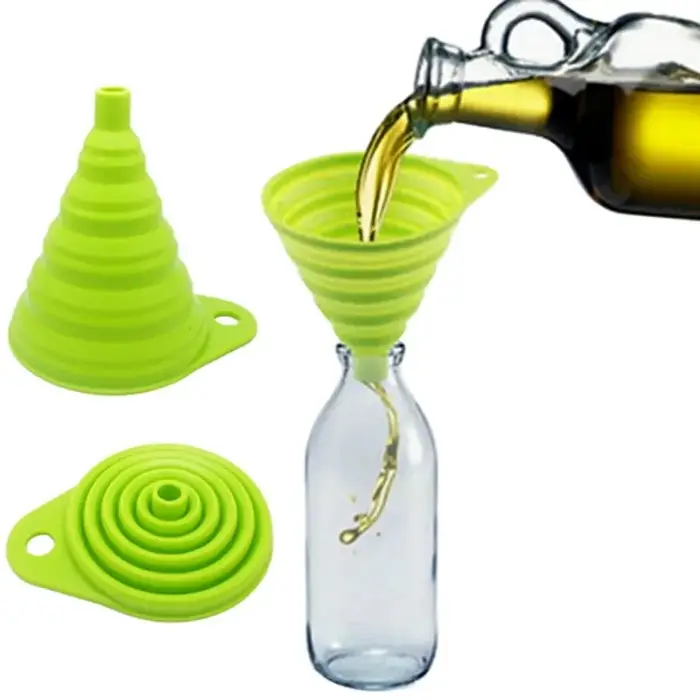 Mini entonnoir pliable en Silicone