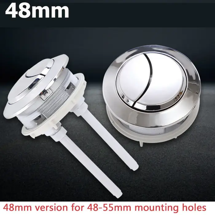 Double réservoir d'eau de chasse d'eau de 48MM, bouton poussoir de toilette, pièces, accessoires, co