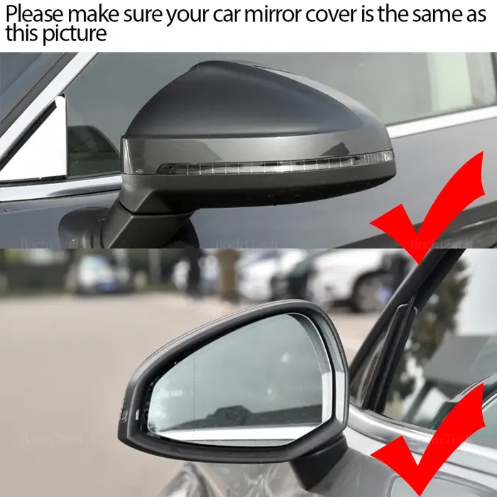 Plaque de rétroviseur en verre chauffant côté porte gauche droite, pour Audi A4 S4 RS4 RS 4 B9 A5 S5