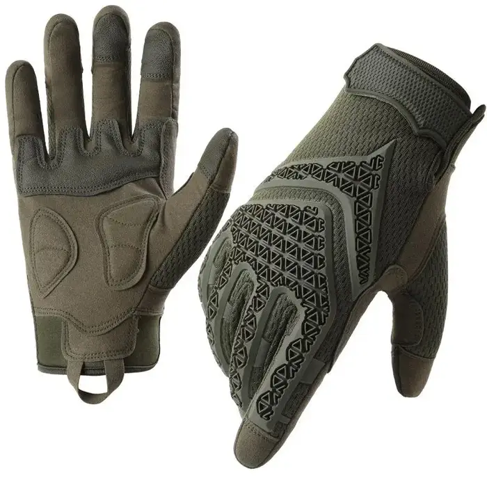 Gants tactiques Z354 pleine main - Protection ultra fibre anti-dérapante écran tactile chasse