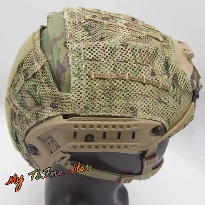 Housse de camouflage FMA pour casque tactique Airframe, tissu spécial mesh AF/CP 2 en 1, modèle TB1282