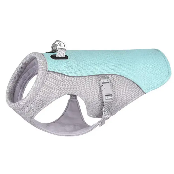 Gilet rafraîchissant pour chiens, protection UV - Léger, pour soulager l'anxiété canine par temps ch