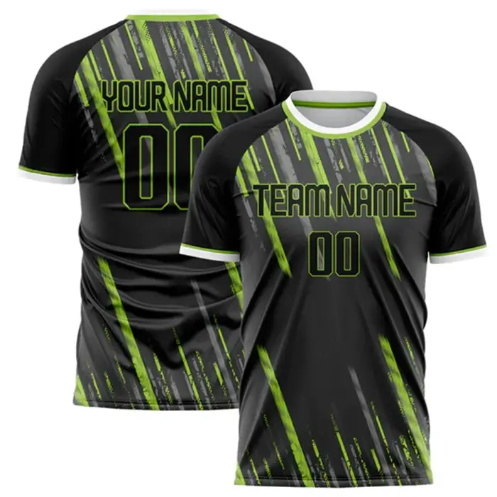 Nom de l'équipe personnalisé numéro nom T-shirt de Football personnalisé bricolage col rond gris spo