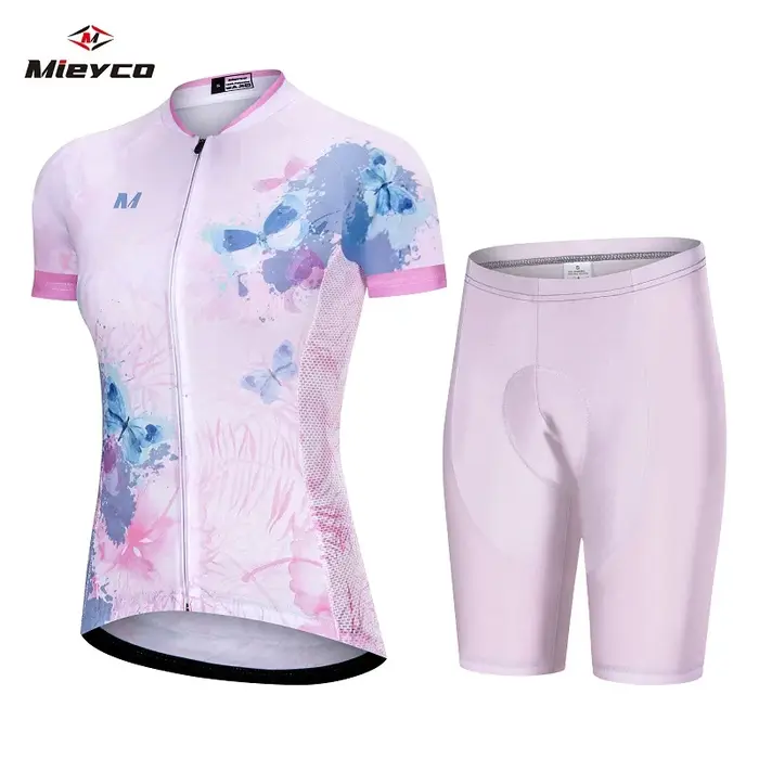 Vêtements de cyclisme pour femmes, ensemble maillot d'été, combinaison pour femmes avec motifs de vé