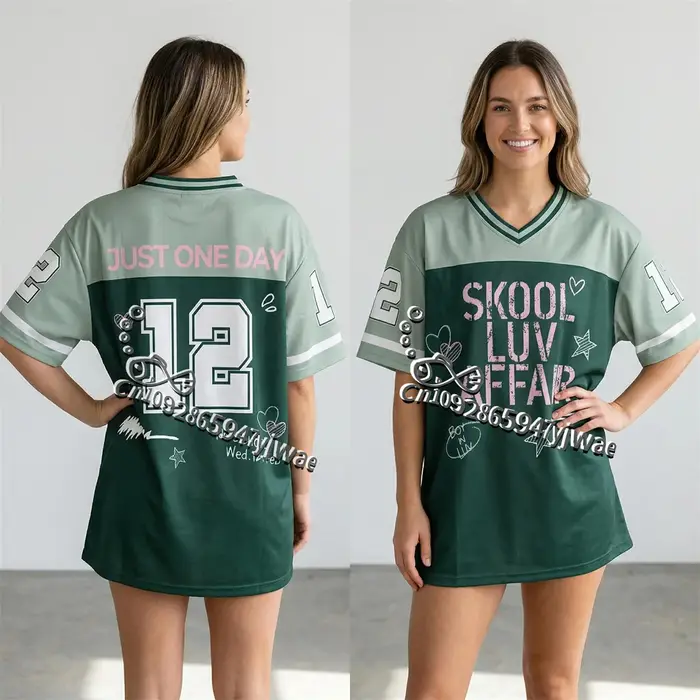 T-shirt de football Skool Luv Affair World Tour 2026 Comeback Merch, cadeau Kpop pour les fans, t-sh