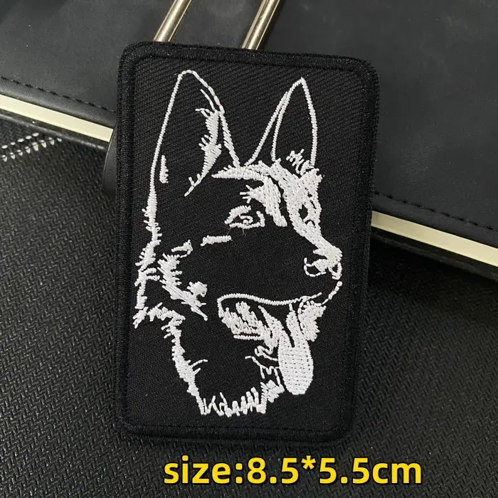 Patch à crochet et boucle pour sac à dos, patchs de broderie, autocollants de personnalité, badge de