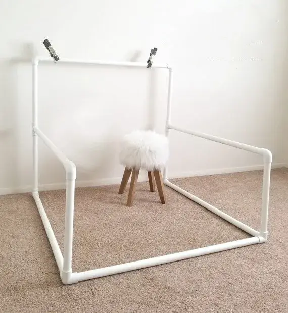 Toile de fond de photographie de nouveau-né posant un support en PVC, poseur de voyage portable, por