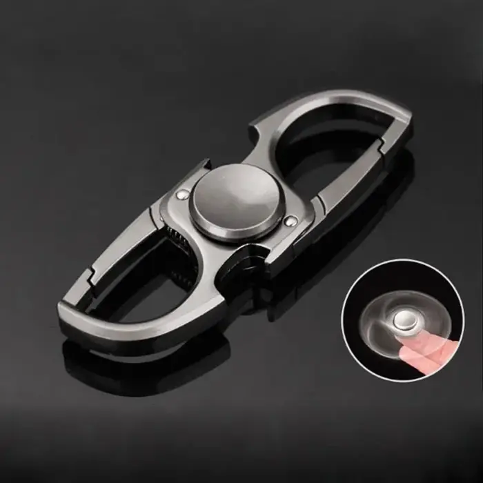 Spinner à doigt Fidget main Spinner Anti-anxiété jouet soulage le Stress doigt Spinner Ketchain ouvr