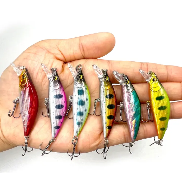 1 pièces leurres de pêche méné coulant 50mm 5.2g Jerkbait bar brochet Carkbait Wobblers appâts durs 
