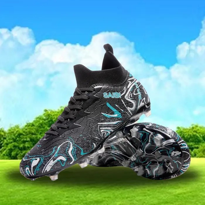 Chaussures de football baskets chuteira society chaussures de football au-dessus de la cheville mais