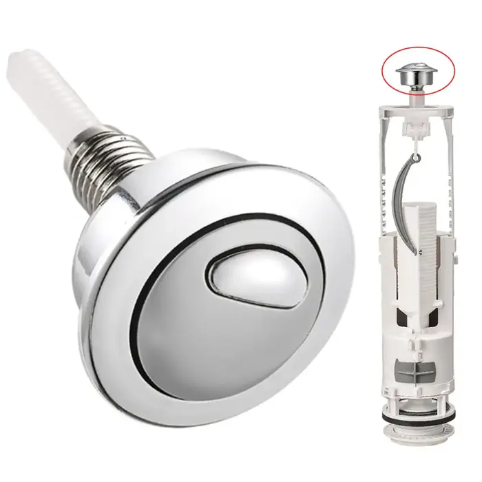 Bouton de chasse d'eau universel de remplacement pour réservoir de WC, accessoire de réparation pour