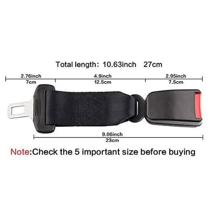 Ceinture de sécurité de voiture 23CM