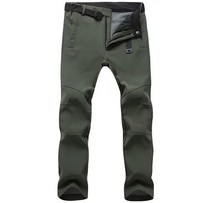 Pantalon de chasse imperméable homme avec doublure polaire - Chasse hivernale confortable et chaude
