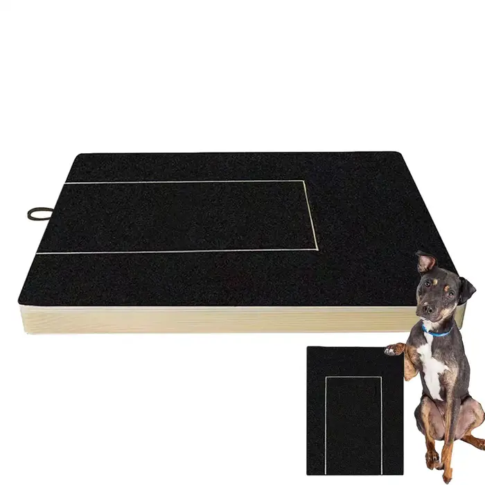 Planche à gratter pour ongles de chien avec boîte à friandises intégrée en bois pour chiens de petite et moyenne taille occasions quotidiennes et cadeaux pour animaux de compagnie