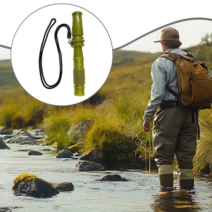 Sifflet appel chevreuil réglable - Outil chasse compact attraction réaliste - Appel cerf pitch ajustable