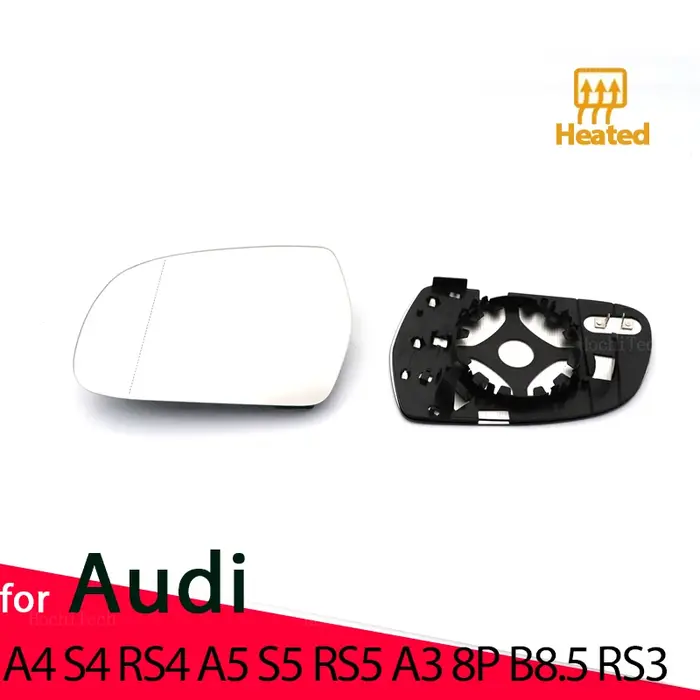 Lentille de rétroviseur en verre de rétroviseur latéral chauffant pour Audi A4 S4 RS4 B8.5 2011-16, 