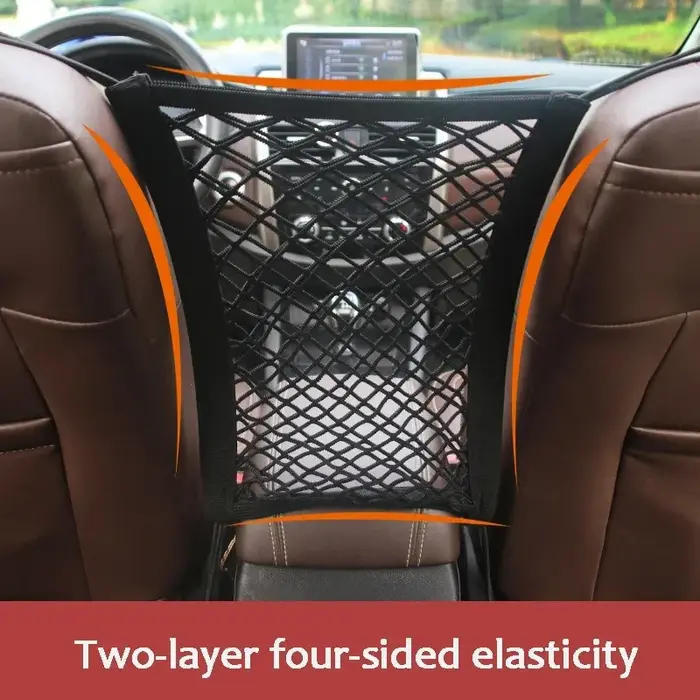 Filet de Protection d'isolation pour siège arrière de chien, clôture de voiture, filet de séparation
