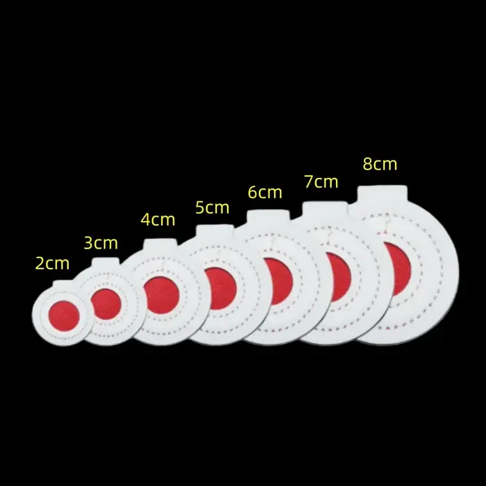 Cible de tir pour lance-pierre 2/3/4/5/6/7/8 cm en fibre ultra-fine – Équipement d'entraînement et d