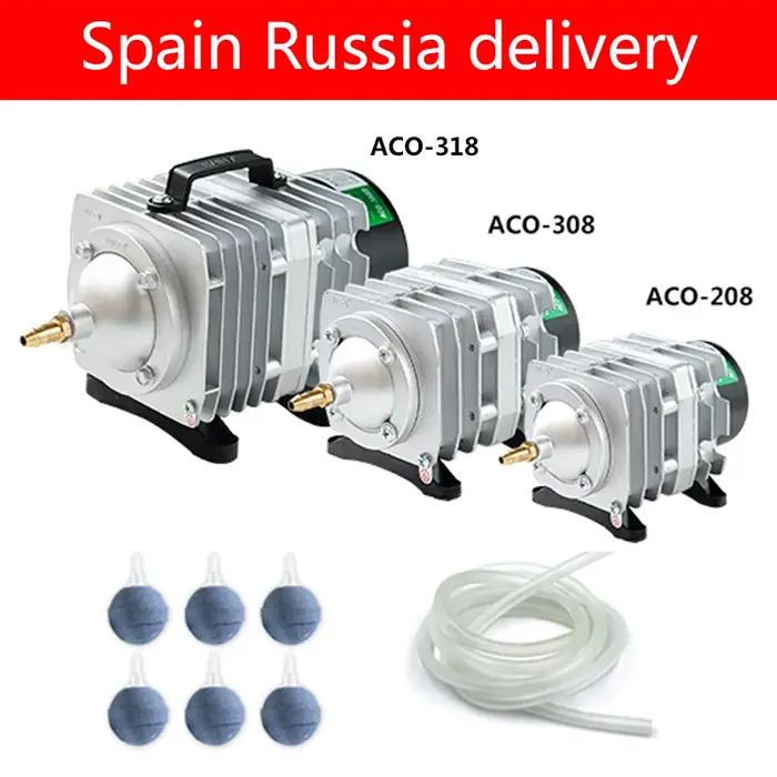 220 V Hailea externe haute puissance AC e-magnétique pompe à Air étang à poissons pompe à oxygène co