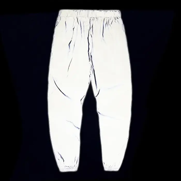 Pantalon décontracté réfléchissant de nuit pour hommes, taille élastique, mode Skateboard, Streetwea