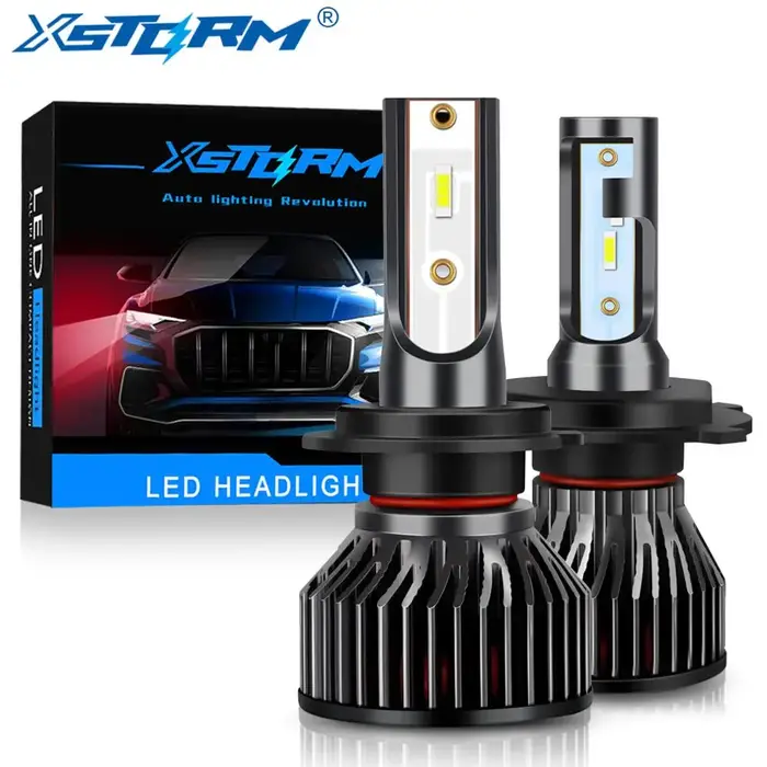 Xstorm Mini H4 H7 LED ampoule phare de voiture lampada H1 H3 H8 H11 Led 9005 HB3 9006 HB4 12000LM 60