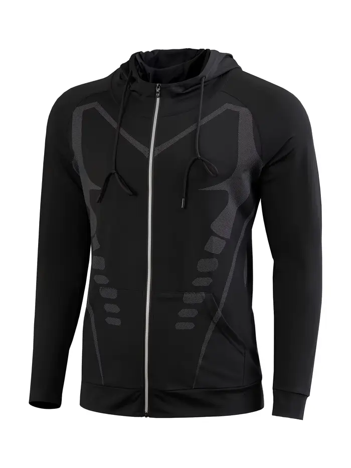 Veste de sport pour hommes, coupe-vent flexible, vêtements d'entraînement multisports, exercice de c