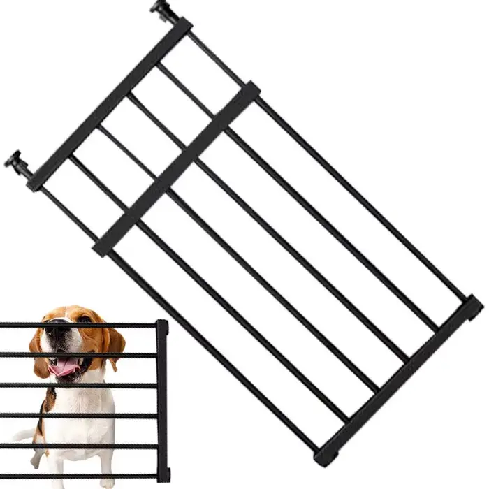 Porte intérieure pour chien, clôture autoportante rétractable, sans clous, porte réutilisable pour p