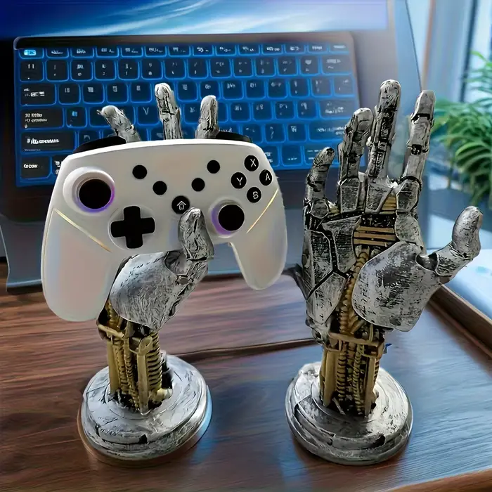 Bras mécanique cyberpunk support de bureau ergonomique futuriste pour homme occasions spéciales décoration et utilitaire