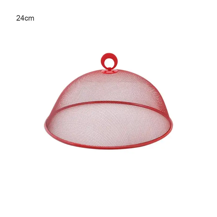 Couverture alimentaire de cuisine en maille anti-mouches de 30 cm, type parapluie, respirante, anti-