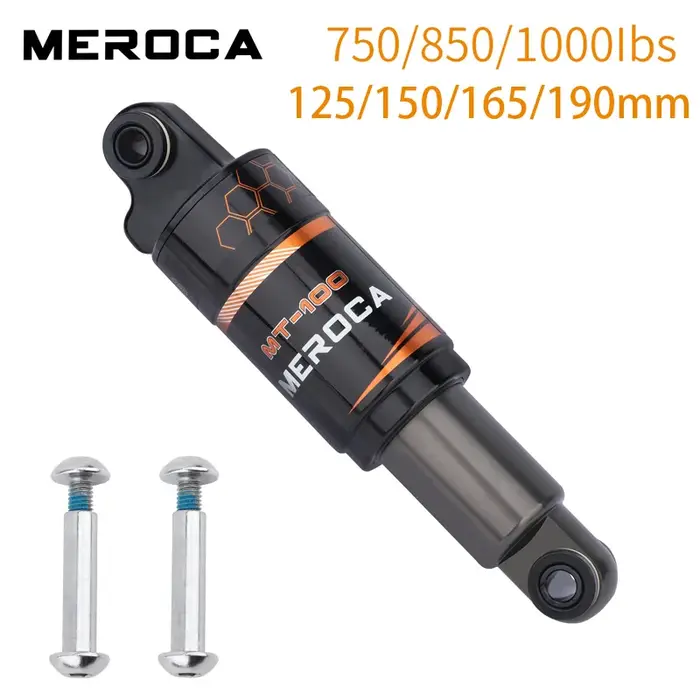 MEROCA-Amortisseur arrière de vélo MT-100 ressort à huile amortisseur réglable 125/150/165/190mm pou