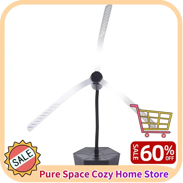 Ventilateur anti-mouches pour tables avec pales holographiques – Éloigne les mouches des aliments