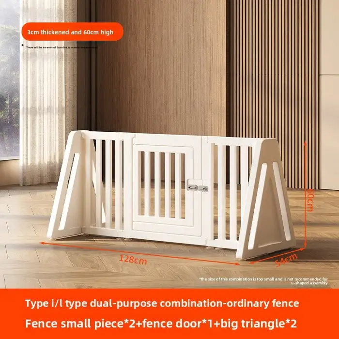 Barrière d'intérieur transparente pour animaux de compagnie 60 cm – Barrière modulable pour petits c