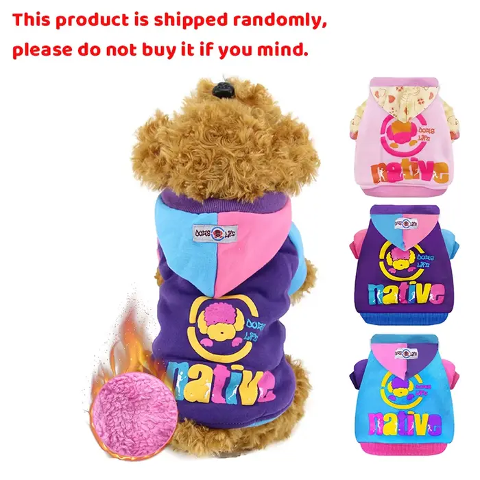 Sweat à capuche léger en coton rembourré pour chien, manteau optique, vêtements coupe-vent chauds, e