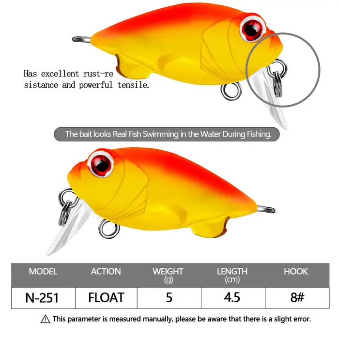 Leurre de pêche longue portée de 4