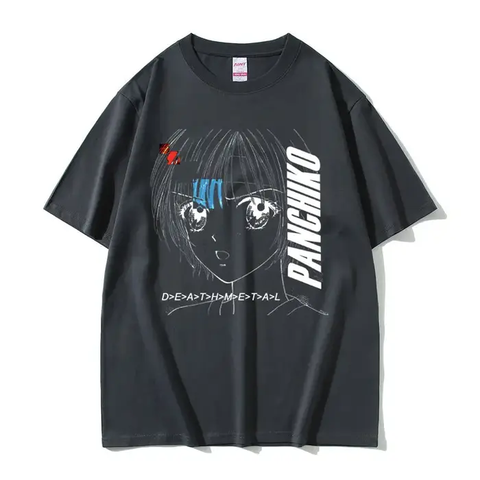 Rock Band Panchiko DEATHMETAL Album graphique imprimé t-shirt hommes femmes Vintage T-shirts décontr