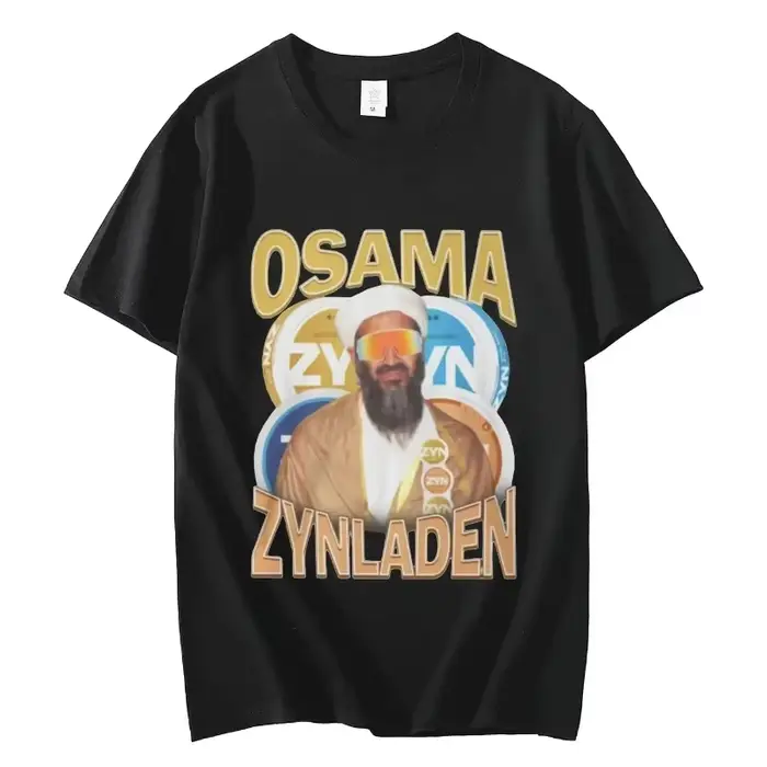 T-shirts graphiques vintage Osama Zynladen, vêtements tendance, t-shirt à manches courtes, t-shirts 