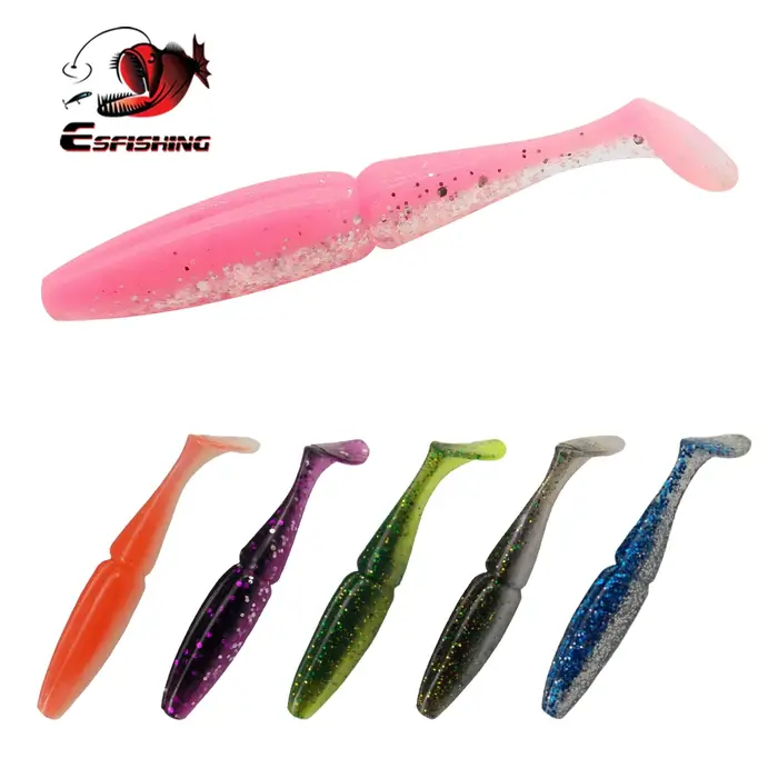 Leurre Souple Pêche ESFISHING Easy Shiner 50mm 70mm Appât Artificiel Swimbait pour Brochet Perche Sandre