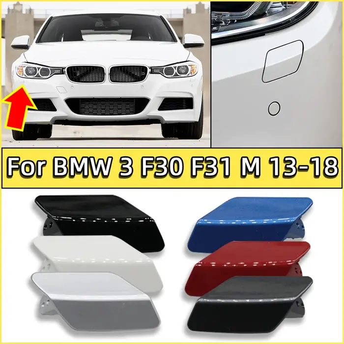Couvercle de buse de nettoyage de phare de pare-chocs avant, pour BMW 320 323 325 328 F30 F31 m-spor