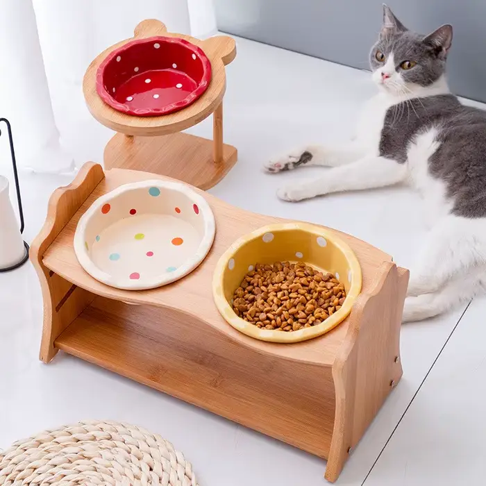 Double bol pour animaux de compagnie