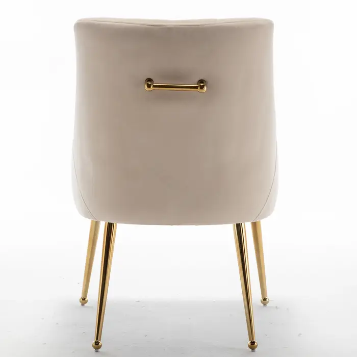 SEYNAR-Ensemble de 2 chaises de salle à manger modernes, chaise d'appoint avec dossier touffeté et n