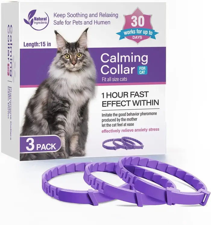 Colliers apaisants à phéromone pour chiens, 3/4 pièces, pour chats, soulage l'anxiété, réglable, con