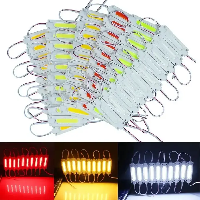 10 pcs/lot Injection avec lentille COB LED Module LED étanche rétro-éclairage pour signe canal lettr