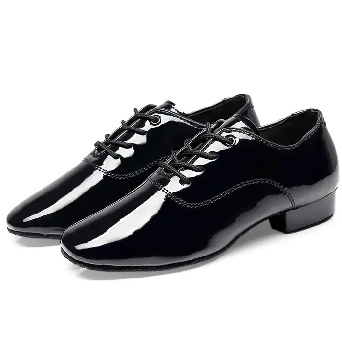 Chaussures de danse latine souples pour hommes danse moderne grande taille 2.5 cm talon pour garçon 