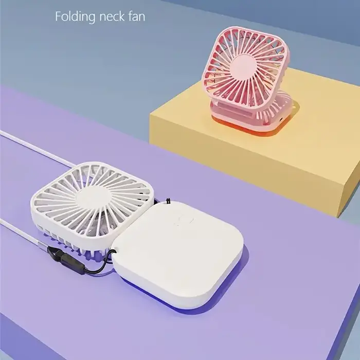 Mini ventilateur de cou suspendu pliant ventilateur de cou suspendu pliable Mini ventilateur personn