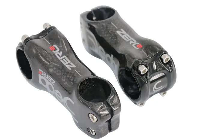 Tout nouveau JEDA argent 6 17 Angle route carbone tige de vélo 31.8*70-130mm 6 17 degrés VTT tige en