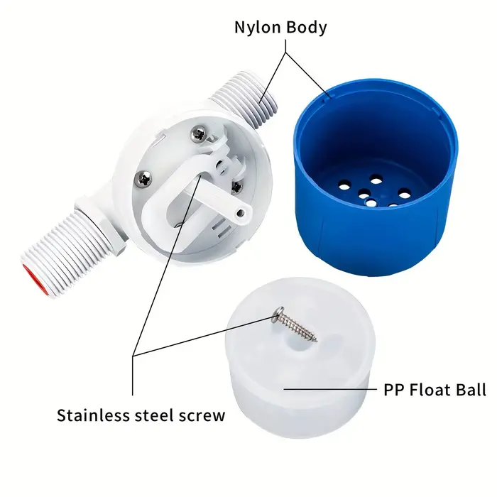 Vannes flottantes de contrôle du niveau d'eau en nylon DN20 DN400 pour gestion efficace de l'eau occasions diverses